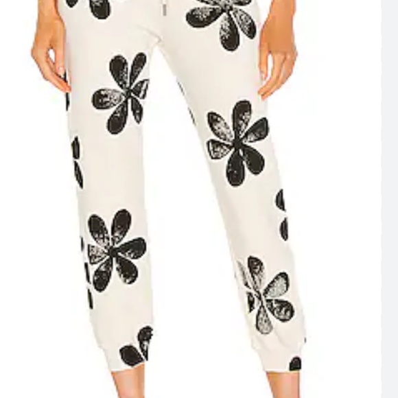 THE GREAT Daisy Stamp Cotton Sweatpant - like new - Picture 4 of 6